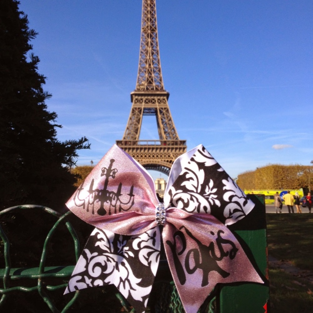 Paris Cheerleading Bow